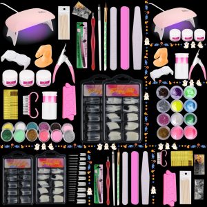 Acrylic Nail Kit With Everything: Starter Nail Kit Set Professional Acrylic With Everything For Beginners Acrylic Nail Set Full Acrylic Nail Supplies