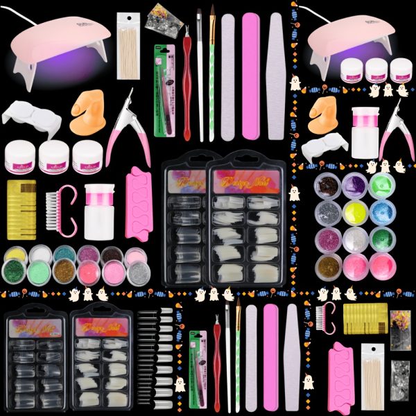 1 Acrylic Nail Kit With Everything: Starter Nail Kit Set Professional Acrylic With Everything For Beginners Acrylic Nail Set Full Acrylic Nail Supplies