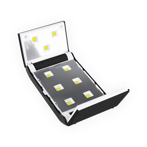 36W LED Nail Lamp - 12 UV/LED Dual Light Beads, USB Powered Portable Foldable Nail Dryer, Curing Lamp for Gel Polish, Ideal for Home & Salon Manicure