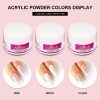 3 Acrylic Nail Kit With Everything: Starter Nail Kit Set Professional Acrylic With Everything For Beginners Acrylic Nail Set Full Acrylic Nail Supplies
