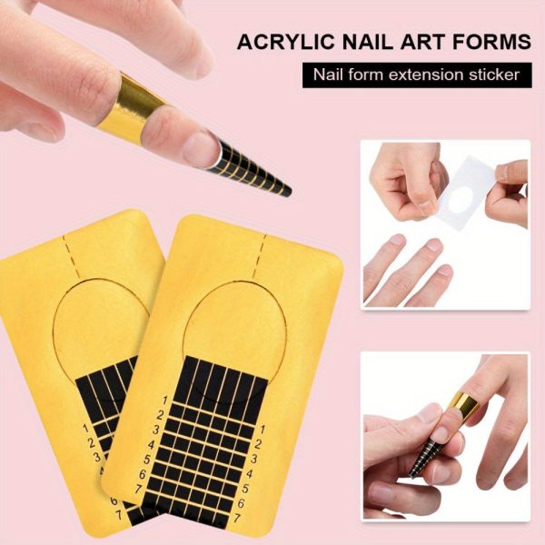 6 Acrylic Nail Kit With Everything: Starter Nail Kit Set Professional Acrylic With Everything For Beginners Acrylic Nail Set Full Acrylic Nail Supplies